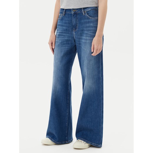 Guess Jeans Jeansy W5YA0O D0021 Niebieski Wide Leg ze sklepu MODIVO w kategorii Jeansy damskie - zdjęcie 183814532