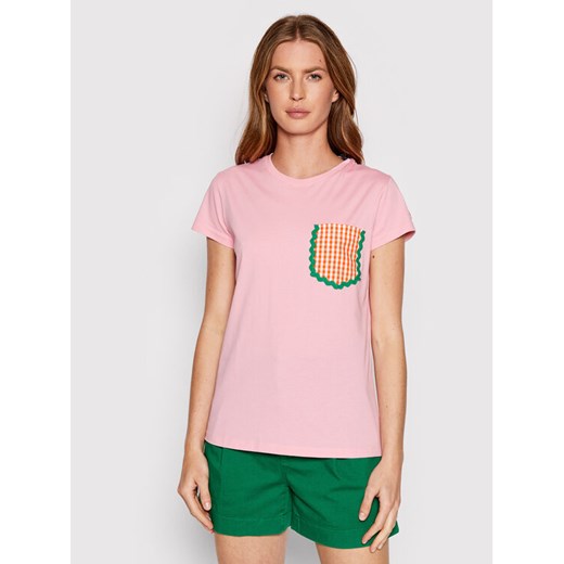 MC2 Saint Barth T-Shirt Nadir P NADI002 03281B Różowy Regular Fit ze sklepu MODIVO w kategorii Bluzki damskie - zdjęcie 183814533