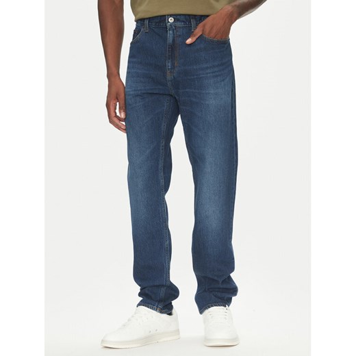 HUGO Jeansy Ash 50541583 Granatowy Regular Fit ze sklepu MODIVO w kategorii Jeansy męskie - zdjęcie 183814582