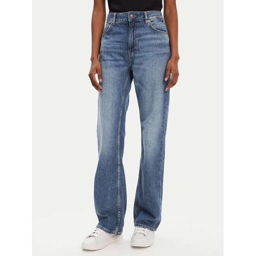 BOSS Jeansy C_Ada 50542481 Granatowy Straight Fit ze sklepu MODIVO w kategorii Jeansy damskie - zdjęcie 183814591