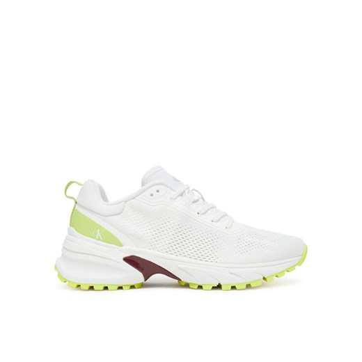 Calvin Klein Jeans Sneakersy Hike Runner Mg Tech YW0YW01856 Biały ze sklepu MODIVO w kategorii Buty sportowe damskie - zdjęcie 183814622
