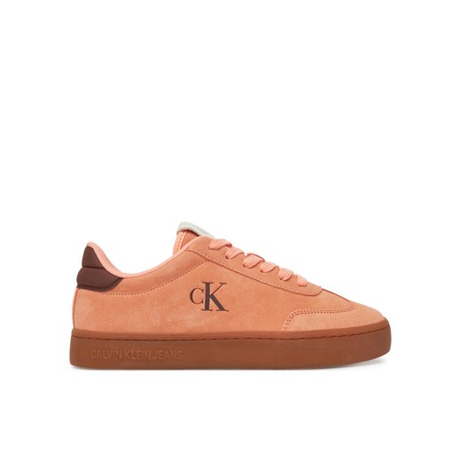 Calvin Klein Jeans Sneakersy Classic Cupsole Mix In YW0YW01767 Pomarańczowy ze sklepu MODIVO w kategorii Buty sportowe damskie - zdjęcie 183814683