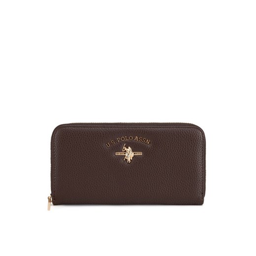 U.S. Polo Assn. Portfel WIUXT6207WVP Brązowy ze sklepu MODIVO w kategorii Portfele damskie - zdjęcie 183814701