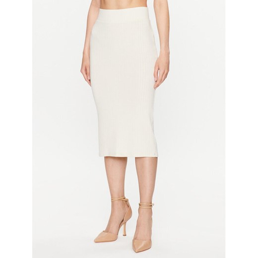 Vero Moda Spódnica ołówkowa 10297682 Beżowy Slim Fit ze sklepu MODIVO w kategorii Spódnice - zdjęcie 183814791