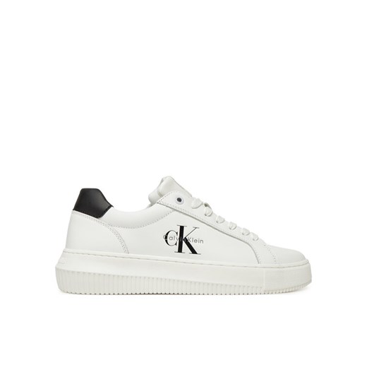 Calvin Klein Jeans Sneakersy YW0YW01872 Biały ze sklepu MODIVO w kategorii Buty sportowe damskie - zdjęcie 183814792