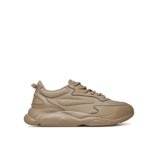 HUGO Sneakersy Leon 50536960 Beżowy ze sklepu MODIVO w kategorii Buty sportowe męskie - zdjęcie 183814802