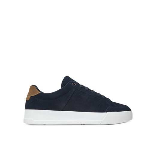 Tommy Hilfiger Sneakersy Th Court Summer Suede FM0FM05517 Granatowy ze sklepu MODIVO w kategorii Buty sportowe męskie - zdjęcie 183814814
