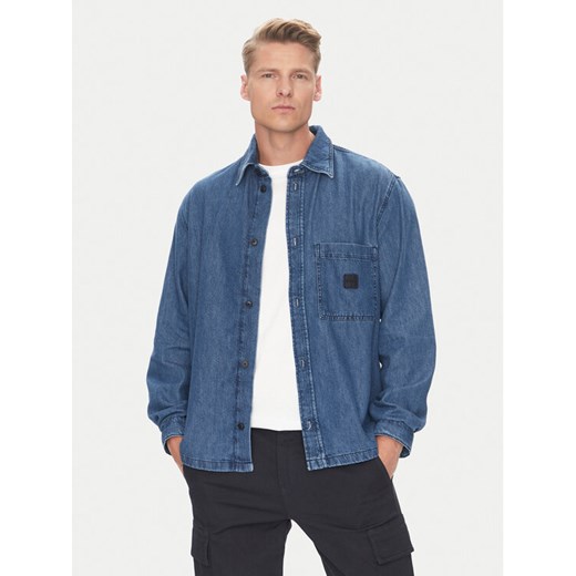BOSS Koszula jeansowa Laredo 50544660 Granatowy Regular Fit ze sklepu MODIVO w kategorii Koszule męskie - zdjęcie 183814854