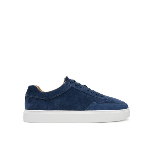 Calvin Klein Sneakersy Clean Cup Low Laceup Oxf Su HM0HM01880 Granatowy ze sklepu MODIVO w kategorii Buty sportowe męskie - zdjęcie 183814872