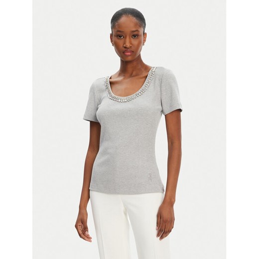 Marciano Guess T-Shirt 5RGP18 6299A Szary Regular Fit ze sklepu MODIVO w kategorii Bluzki damskie - zdjęcie 183814891