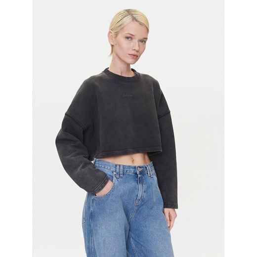 HUGO Bluza Derissa_B 50545035 Czarny Relaxed Fit ze sklepu MODIVO w kategorii Bluzy damskie - zdjęcie 183814920