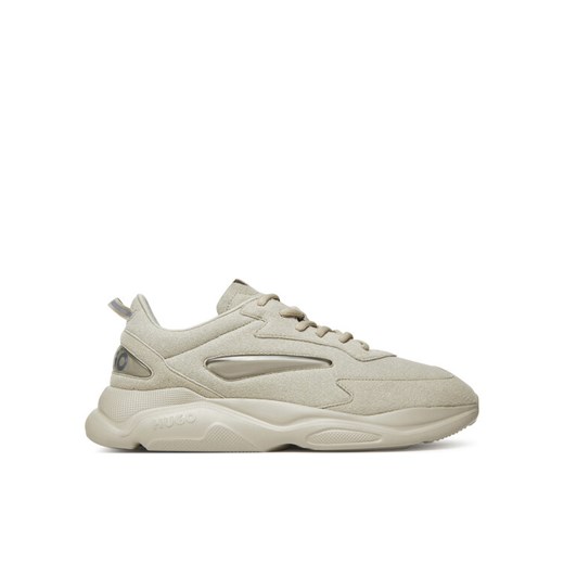 HUGO Sneakersy Leon 50548504 Beżowy ze sklepu MODIVO w kategorii Buty sportowe męskie - zdjęcie 183814940