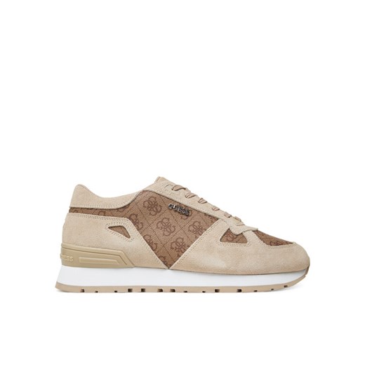 Guess Sneakersy FMTTRE ELL12 Beżowy ze sklepu MODIVO w kategorii Buty sportowe męskie - zdjęcie 183815053