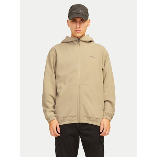 Jack&Jones Bluza Basic 12261373 Beżowy Regular Fit ze sklepu MODIVO w kategorii Bluzy męskie - zdjęcie 183815104
