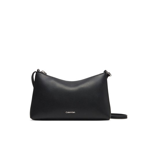 Calvin Klein Torebka Ck Must Conv Logo Jqd Strap Xbod LV04F3095G Czarny ze sklepu MODIVO w kategorii Listonoszki - zdjęcie 183815114