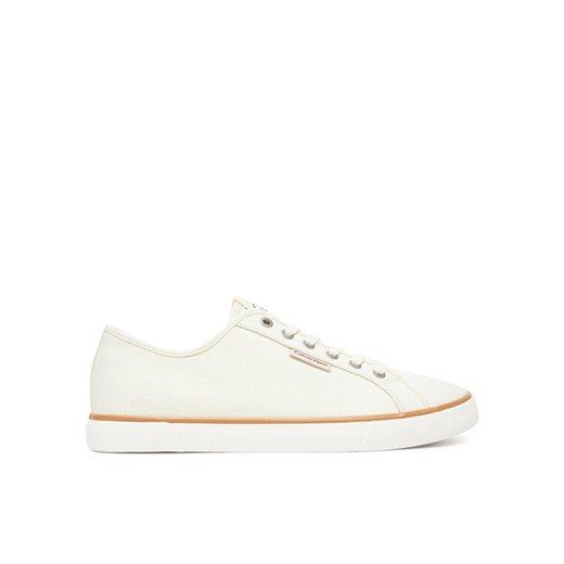 Calvin Klein Jeans Tenisówki Ess Vulc Low Mg Cv YM0YM01301 Beżowy ze sklepu MODIVO w kategorii Trampki męskie - zdjęcie 183815121