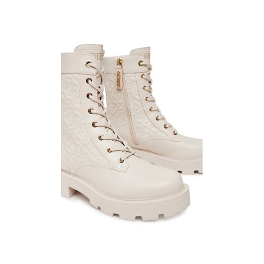 Guess Botki FLTYAN ELE10 Écru Guess 37 MODIVO