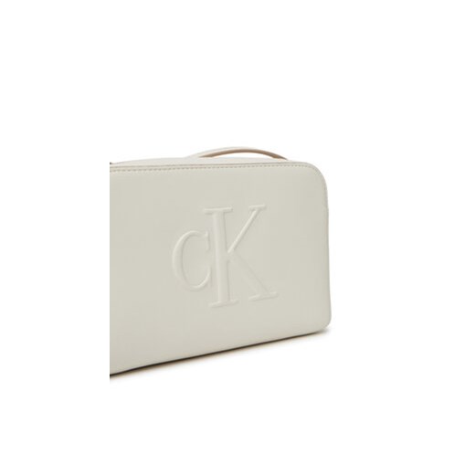 Calvin Klein Jeans Torebka Sculpted Ew Camera Bag LV04K3036G Biały 00 MODIVO