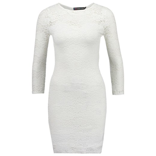 Even&Odd Sukienka letnia offwhite zalando bialy abstrakcyjne wzory