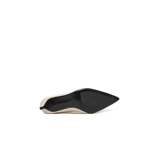 Calvin Klein Szpilki Pump 70 Pointy Hw Bar Lth HW0HW02561 Beżowy Calvin Klein 37 MODIVO