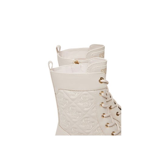 Guess Botki FLTYAN ELE10 Écru Guess 36 MODIVO