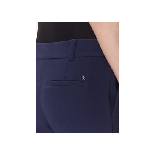 HUGO Spodnie materiałowe Hedima-1 50544742 Granatowy Slim Fit 40 MODIVO