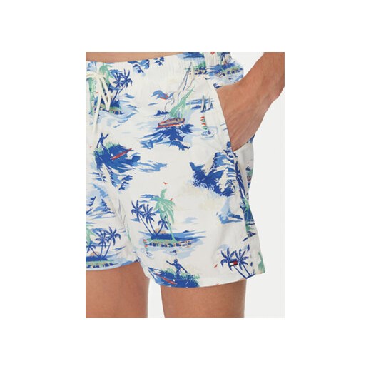 Tommy Hilfiger Szorty kąpielowe UM0UM03491 Kolorowy Regular Fit Tommy Hilfiger XXL MODIVO