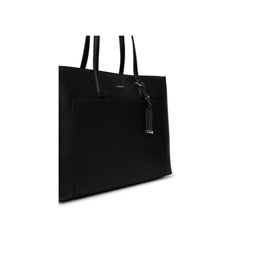 Calvin Klein Torebka Ck Must Aop Medium Shopper W/Poc LV04F3225G Czarny Calvin Klein 00 MODIVO