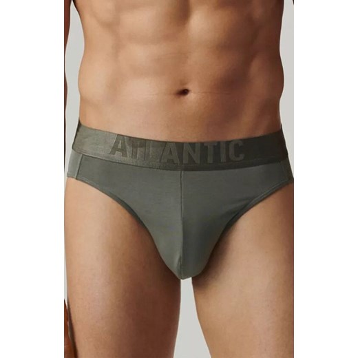 Atlantic slipy męskie sport MP-1585-KHAKI, Kolor khaki, Rozmiar M, ATLANTIC ze sklepu Intymna w kategorii Majtki męskie - zdjęcie 183825231