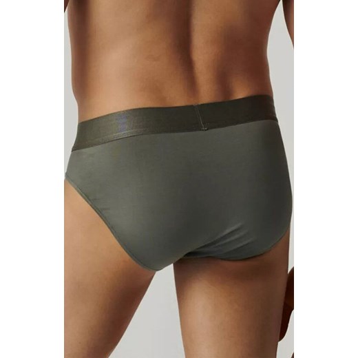 Atlantic slipy męskie sport MP-1585-KHAKI, Kolor khaki, Rozmiar S, ATLANTIC ze sklepu Intymna w kategorii Majtki męskie - zdjęcie 183825232