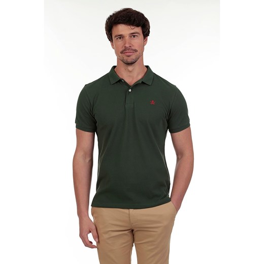 The Time of Bocha Koszulka polo w kolorze ciemnozielonym ze sklepu Limango Polska w kategorii T-shirty męskie - zdjęcie 183825382
