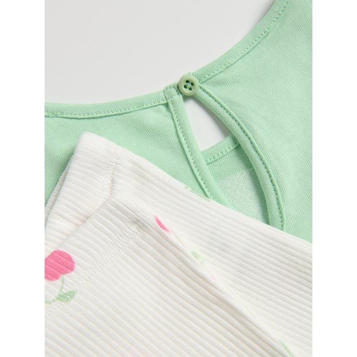 Reserved - Bawełniany komplet - złamana biel Reserved 98 (2-3 lata) Reserved