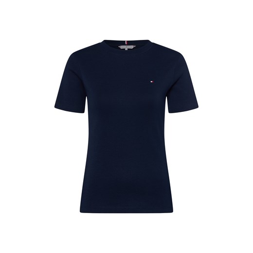 Tommy Hilfiger Koszulka damska Kobiety Bawełna granatowy jednolity ze sklepu vangraaf w kategorii Bluzki damskie - zdjęcie 183825943