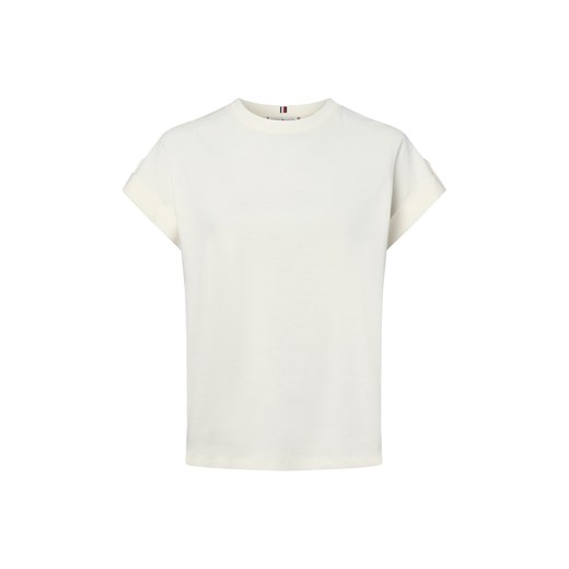Tommy Hilfiger Koszulka damska Kobiety Bawełna écru jednolity ze sklepu vangraaf w kategorii Bluzki damskie - zdjęcie 183825964