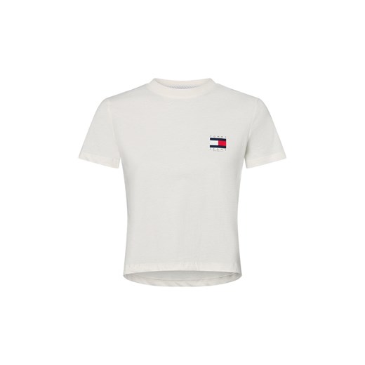 Tommy Jeans Koszulka damska Kobiety Bawełna écru nadruk ze sklepu vangraaf w kategorii Bluzki damskie - zdjęcie 183825972