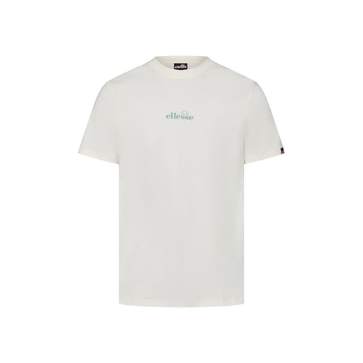 ellesse Koszulka męska - Ollio Mężczyźni Bawełna écru jednolity ze sklepu vangraaf w kategorii T-shirty męskie - zdjęcie 183825984
