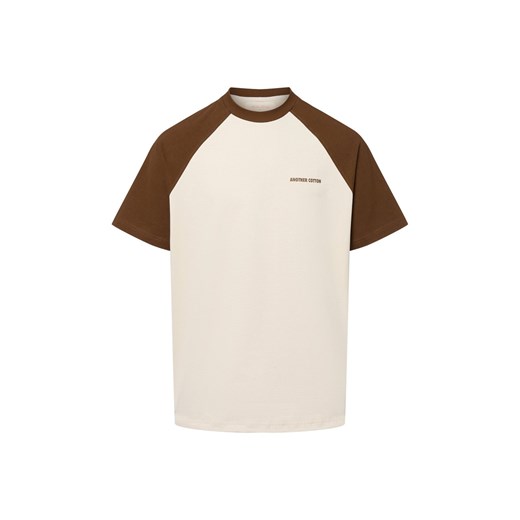 Another Cotton Lab Koszulka męska Mężczyźni Bawełna beżowy nadruk ze sklepu vangraaf w kategorii T-shirty męskie - zdjęcie 183826011