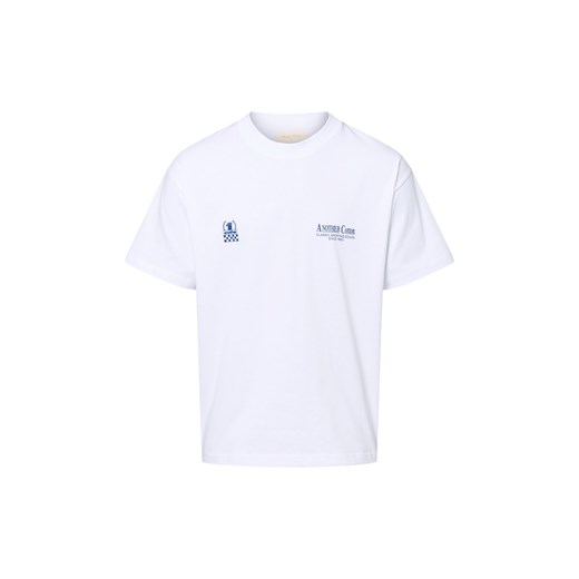 Another Cotton Lab Koszulka męska - Another Day Oversize Mężczyźni Bawełna biały nadruk ze sklepu vangraaf w kategorii T-shirty męskie - zdjęcie 183826012
