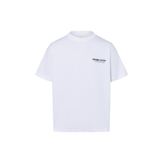 Another Cotton Lab Koszulka męska - Getaway Oversized Mężczyźni Bawełna biały jednolity ze sklepu vangraaf w kategorii T-shirty męskie - zdjęcie 183826013