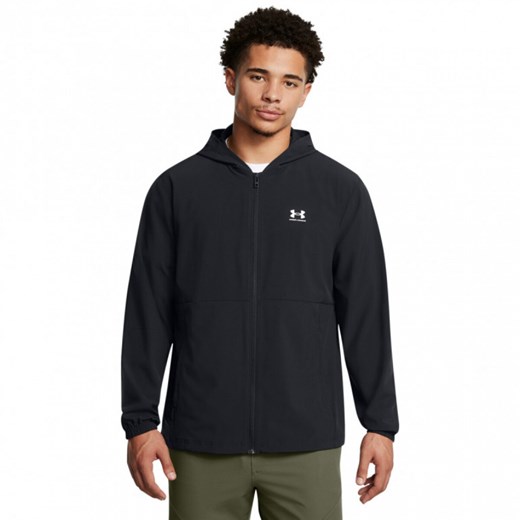 Męska kurtka wiatrówka Under Armour UA Vibe Woven Windbreaker - czarna Under Armour XS okazyjna cena Sportstylestory.com