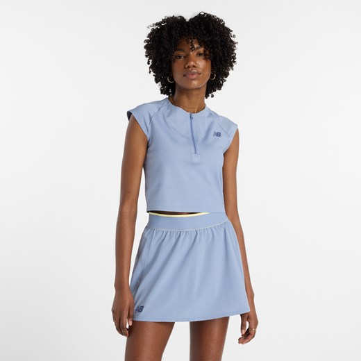 Koszulka damska New Balance WT43430DUS – niebieska ze sklepu New Balance Poland w kategorii Bluzki damskie - zdjęcie 183831844