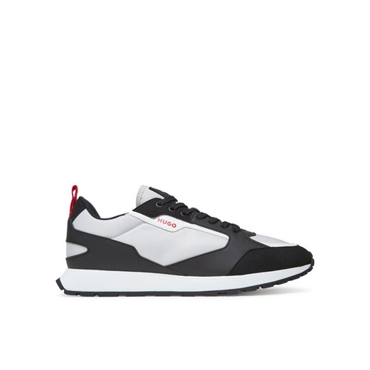 Sneakersy HUGO Icelin 50536568 Szary ze sklepu eobuwie.pl w kategorii Buty sportowe męskie - zdjęcie 183832283