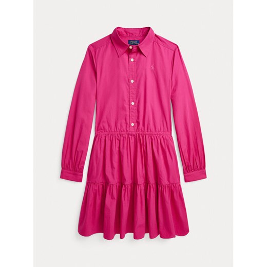 Polo Ralph Lauren Sukienka codzienna Tierdshrtdrs 313925702001 Różowy Regular Fit ze sklepu MODIVO w kategorii Sukienki dziewczęce - zdjęcie 183833081