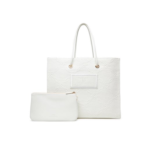 Elisabetta Franchi Torebka BS-82A-52E2-V440 Biały ze sklepu MODIVO w kategorii Torby Shopper bag - zdjęcie 183833142