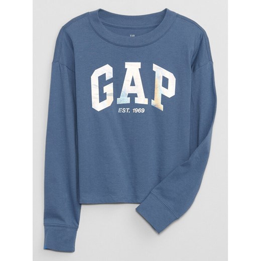Gap Bluza 788206-03 Niebieski Regular Fit ze sklepu MODIVO w kategorii Bluzy dziewczęce - zdjęcie 183833144