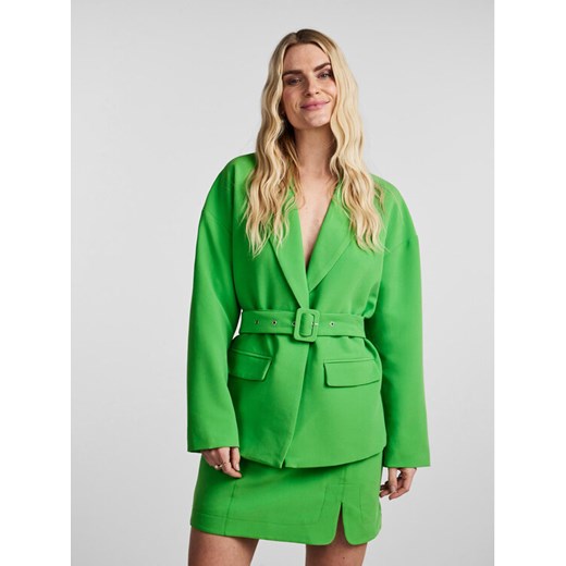 YAS Marynarka Clasma 26029697 Zielony Regular Fit ze sklepu MODIVO w kategorii Marynarki damskie - zdjęcie 183833150