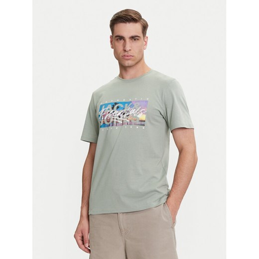 Jack&Jones T-Shirt Colton 12268438 Zielony Standard Fit ze sklepu MODIVO w kategorii T-shirty męskie - zdjęcie 183833283
