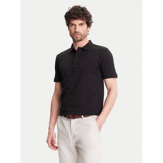 Pierre Cardin Polo C5 21354.2110 Czarny Regular Fit ze sklepu MODIVO w kategorii T-shirty męskie - zdjęcie 183833293