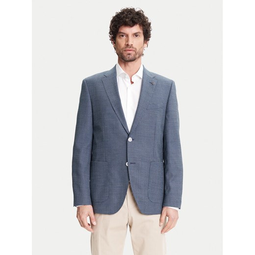 BOSS Marynarka H-Janson-FL 50545859 Granatowy Regular Fit ze sklepu MODIVO w kategorii Marynarki męskie - zdjęcie 183833302