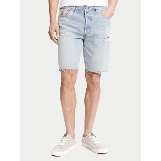 Levi's® Szorty jeansowe 501® 36512-0257 Niebieski Regular Fit ze sklepu MODIVO w kategorii Spodenki męskie - zdjęcie 183833334